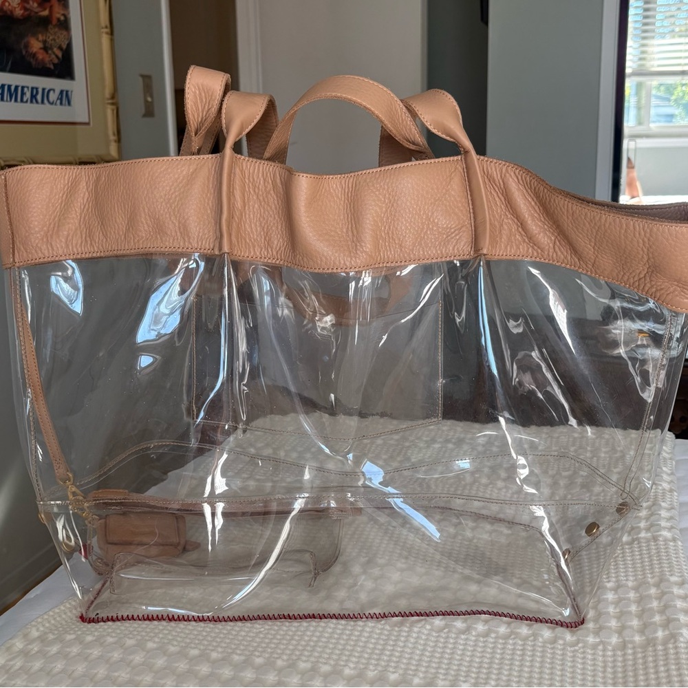 Hammitt Clear Tan Tote Bag